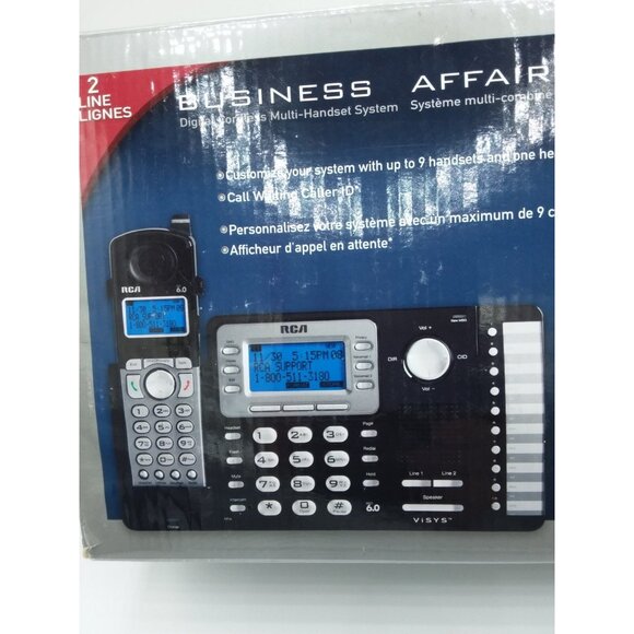 RCA Visys Business Digital Cordless Multi-Handset Phone System TC25212 - Picture 2 of 15